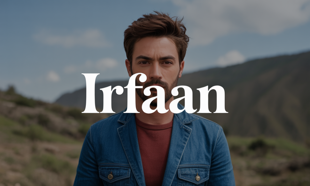 Illustration symbolique liée à l’origine du prénom Irfaan