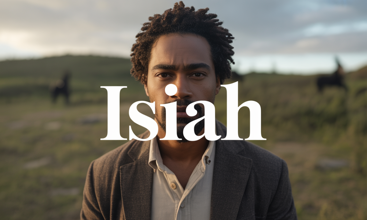 Illustration de Isiah, Prénoms