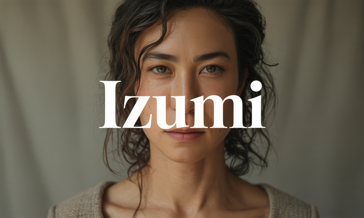 Illustration de Izumi, Prénoms