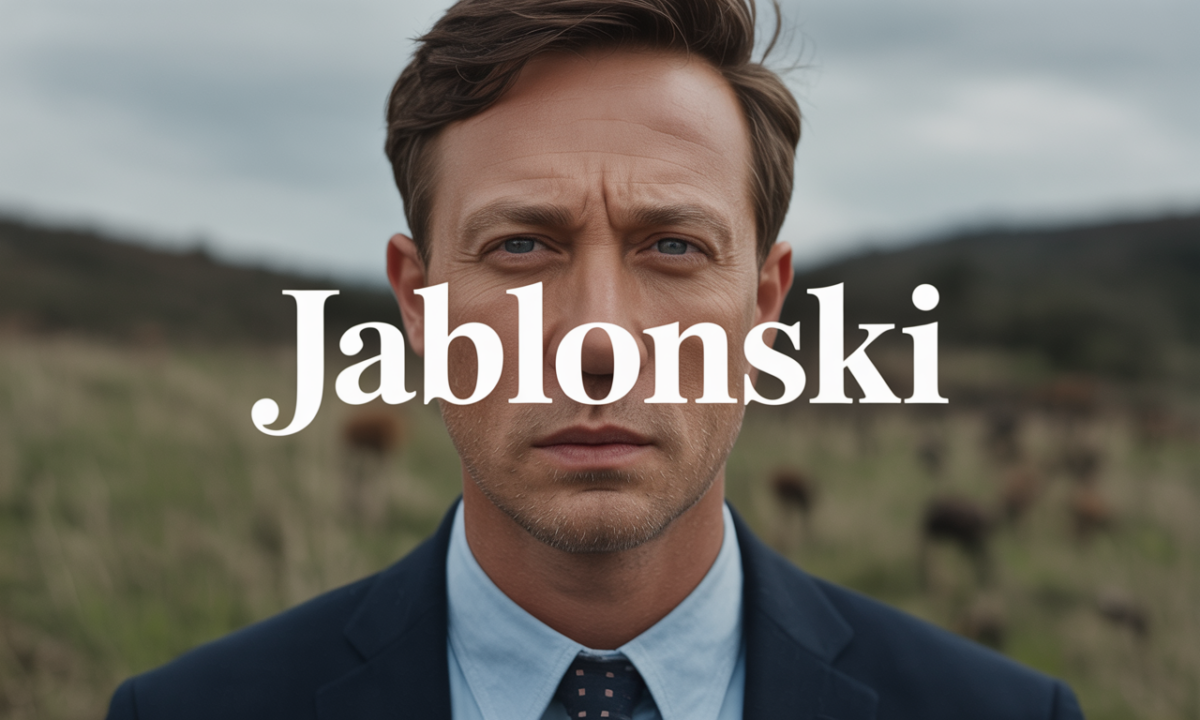 Illustration de Jablonski, Noms de famille