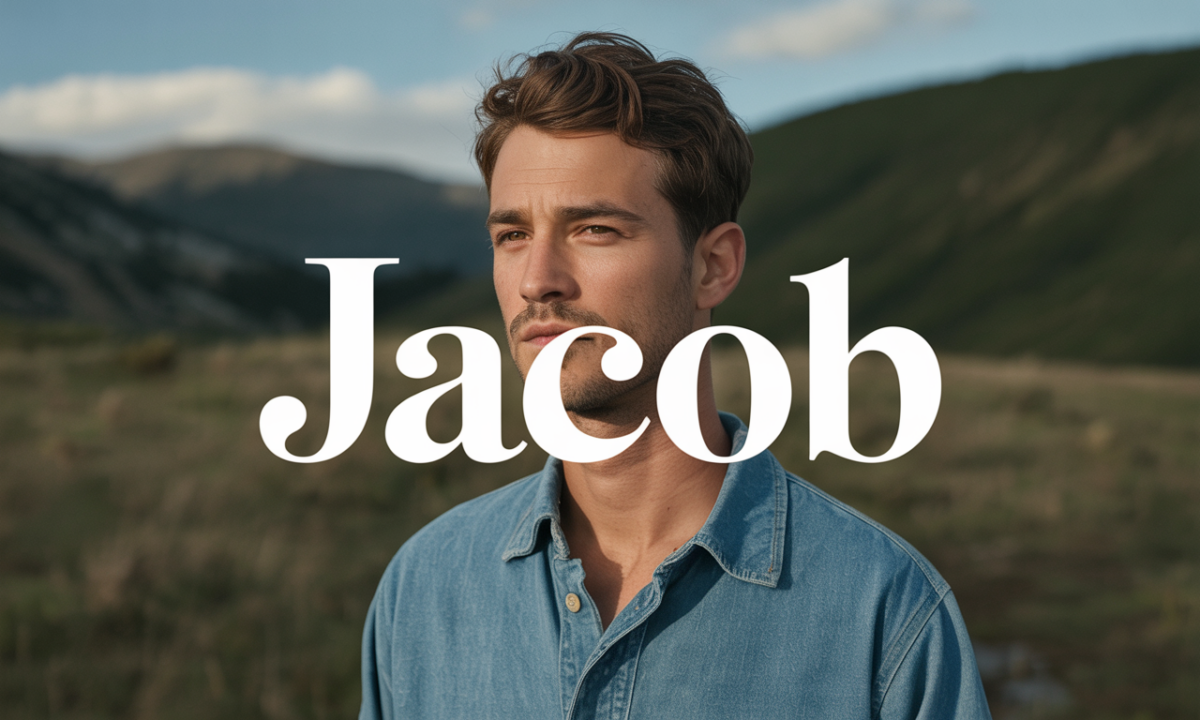 Illustration de Jacob, Prénoms