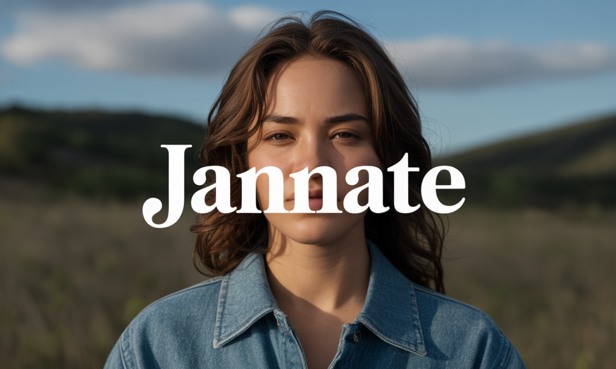 Illustration de Jannate, Prénoms