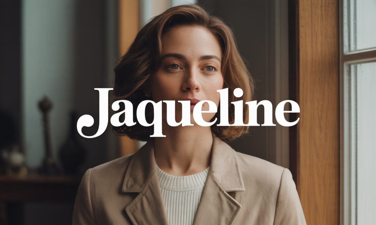 Illustration de Jaqueline, Prénoms