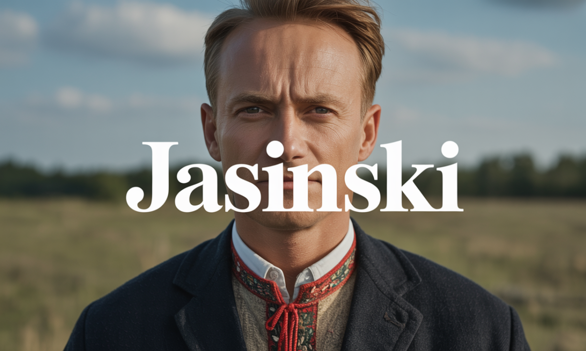 Illustration de Jasinski, Noms de famille