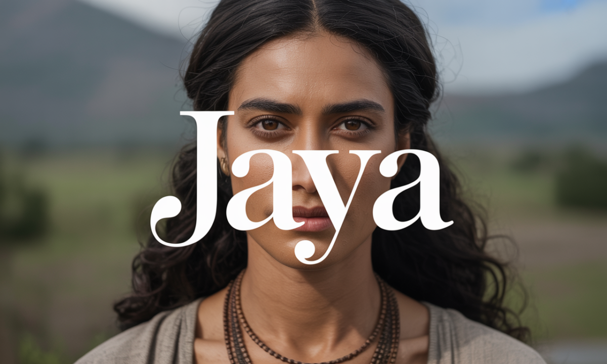 Illustration de Jaya, Prénoms