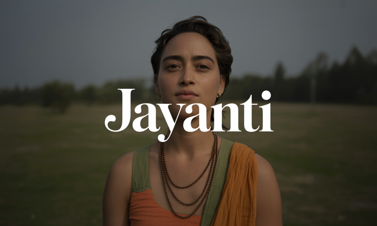 Illustration de Jayanti, Prénoms