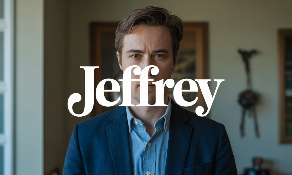 Illustration de Jeffrey, Prénoms