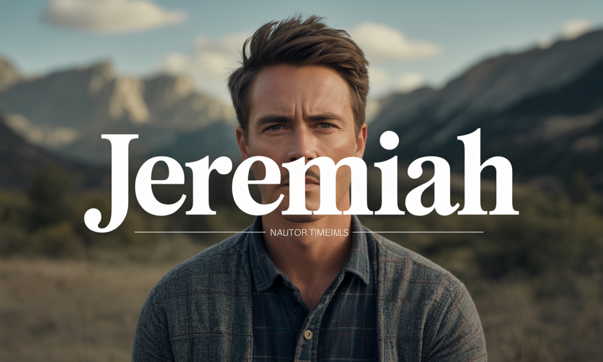 Illustration de Jeremiah, Prénoms