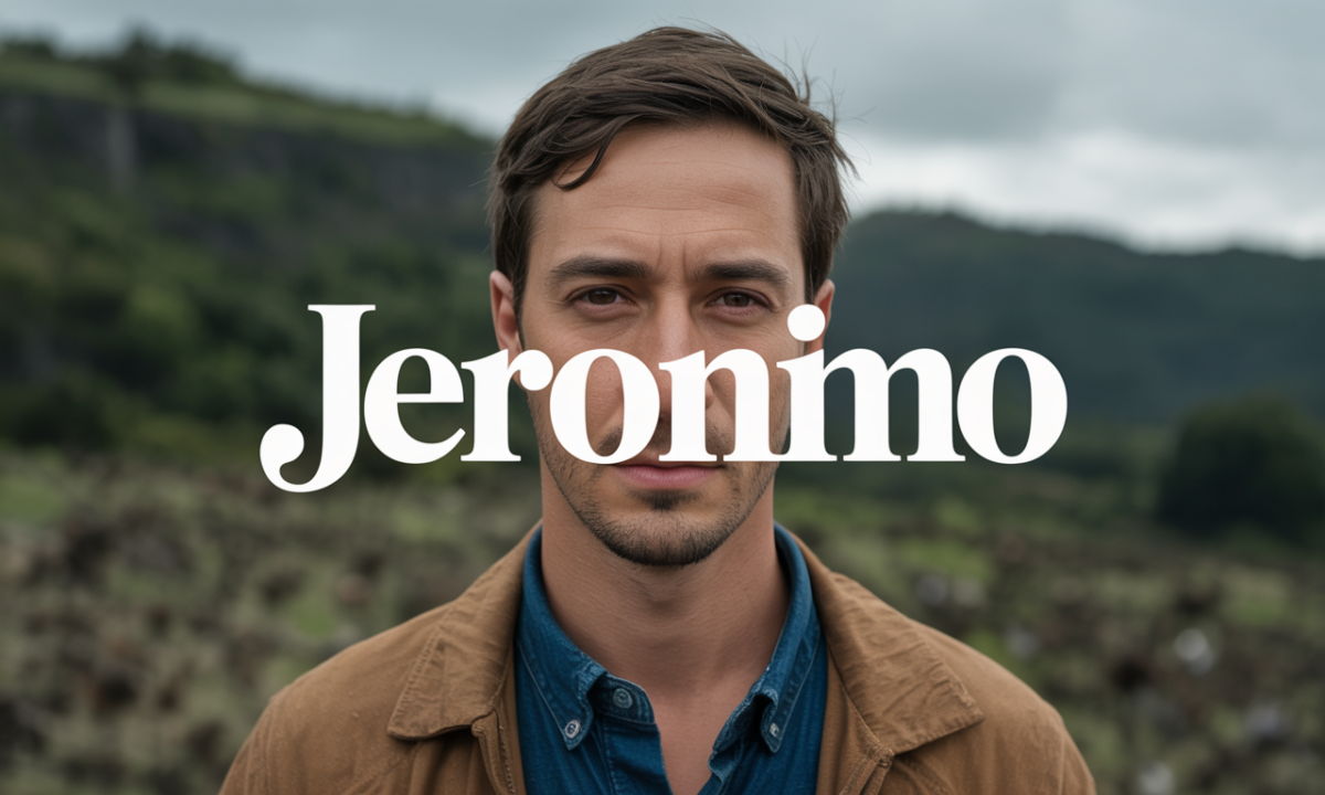 Illustration de Jeronimo, Prénoms