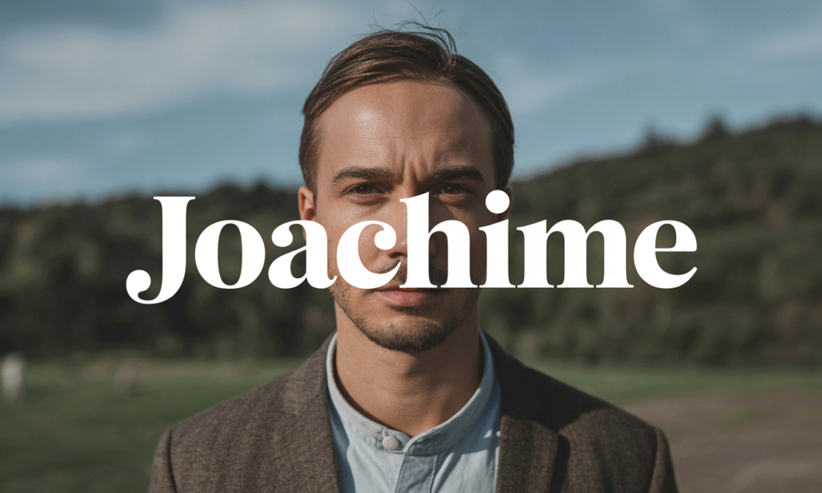 Illustration de Joachime, Prénoms