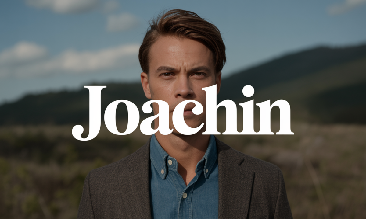 Illustration de Joachin, Prénoms