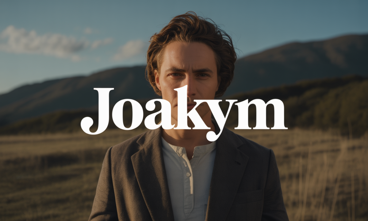 Illustration de Joakym, Prénoms