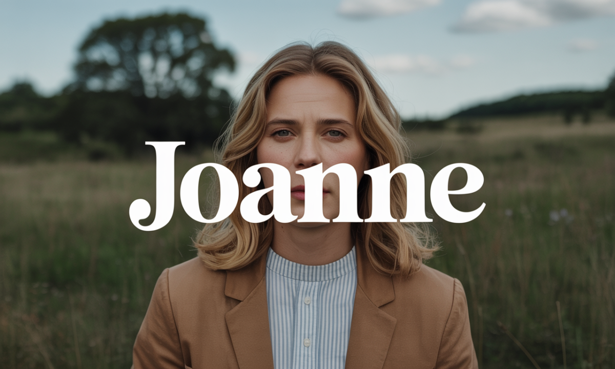 Illustration de Joanne, Prénoms