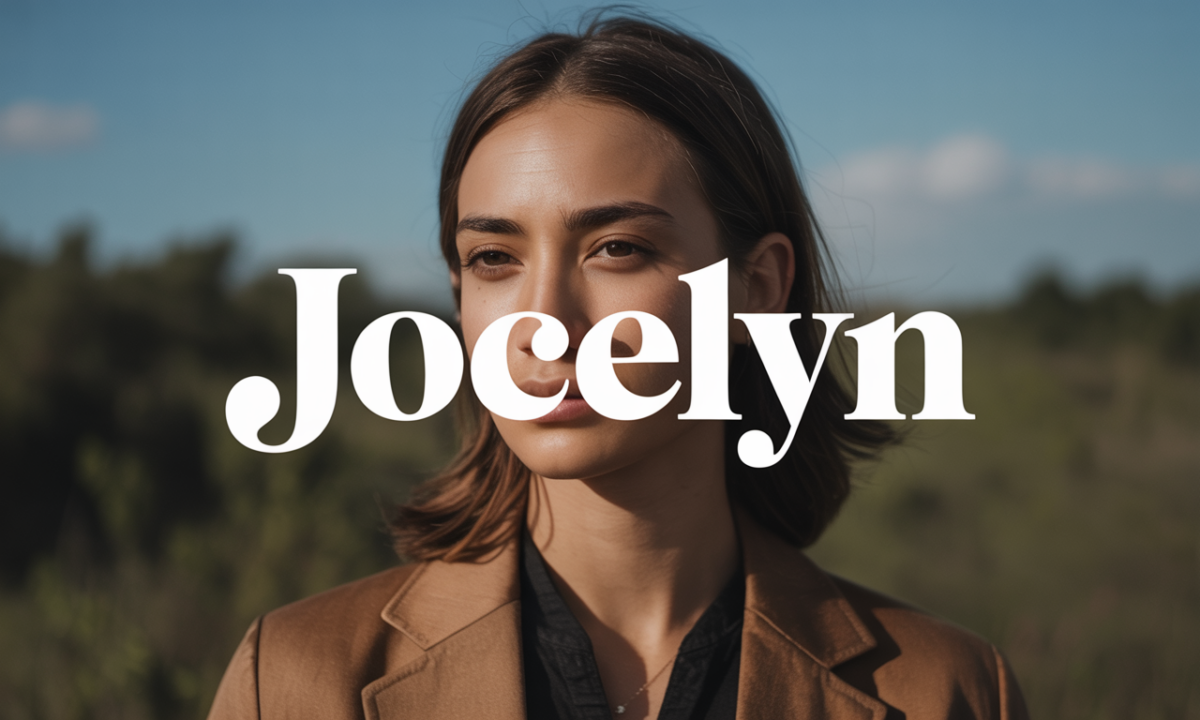 Illustration de Jocelyn, Prénoms