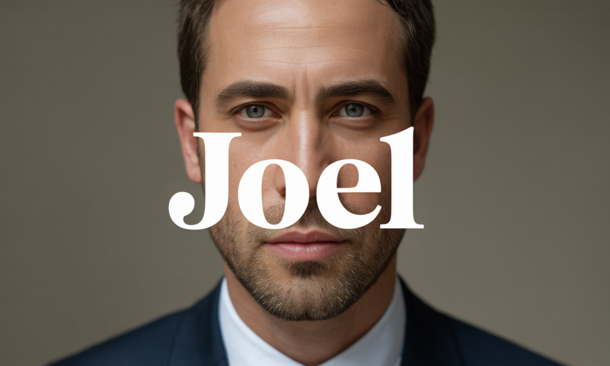 Illustration de Joel, Prénoms