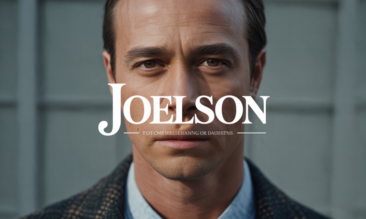 Illustration de Joelson, Prénoms