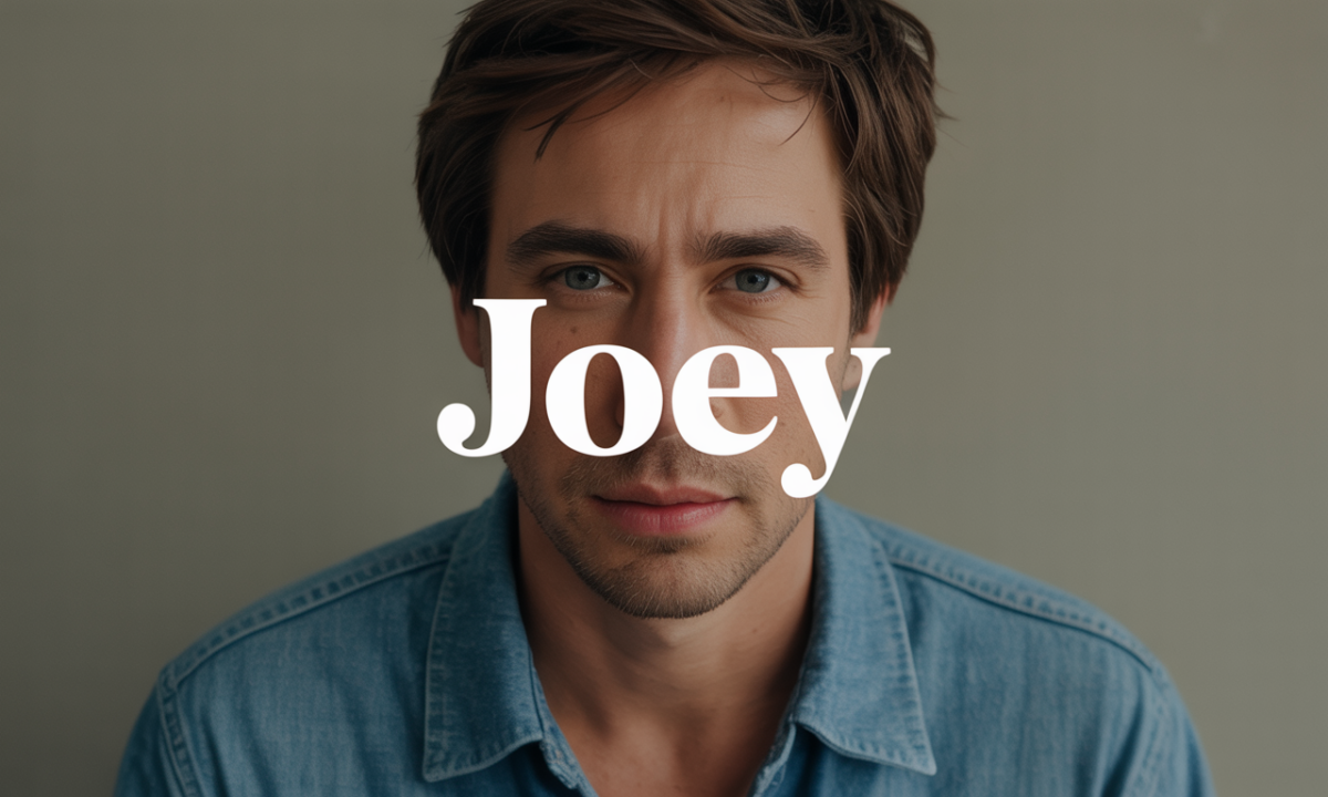 Illustration de Joey, Prénoms