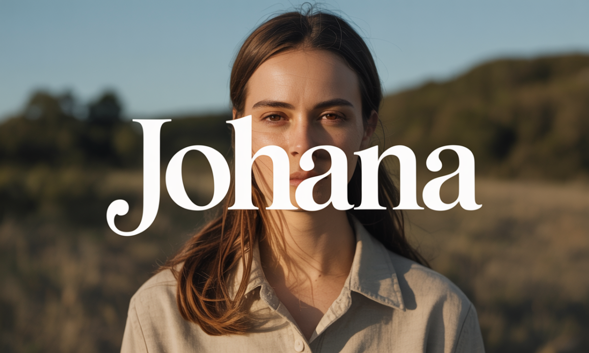 Illustration de Johana, Prénoms