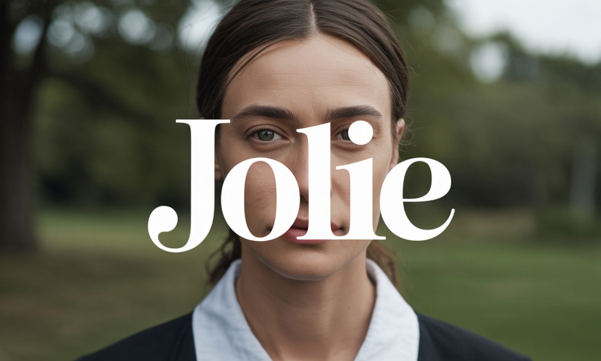 Illustration de Jolie, Prénoms