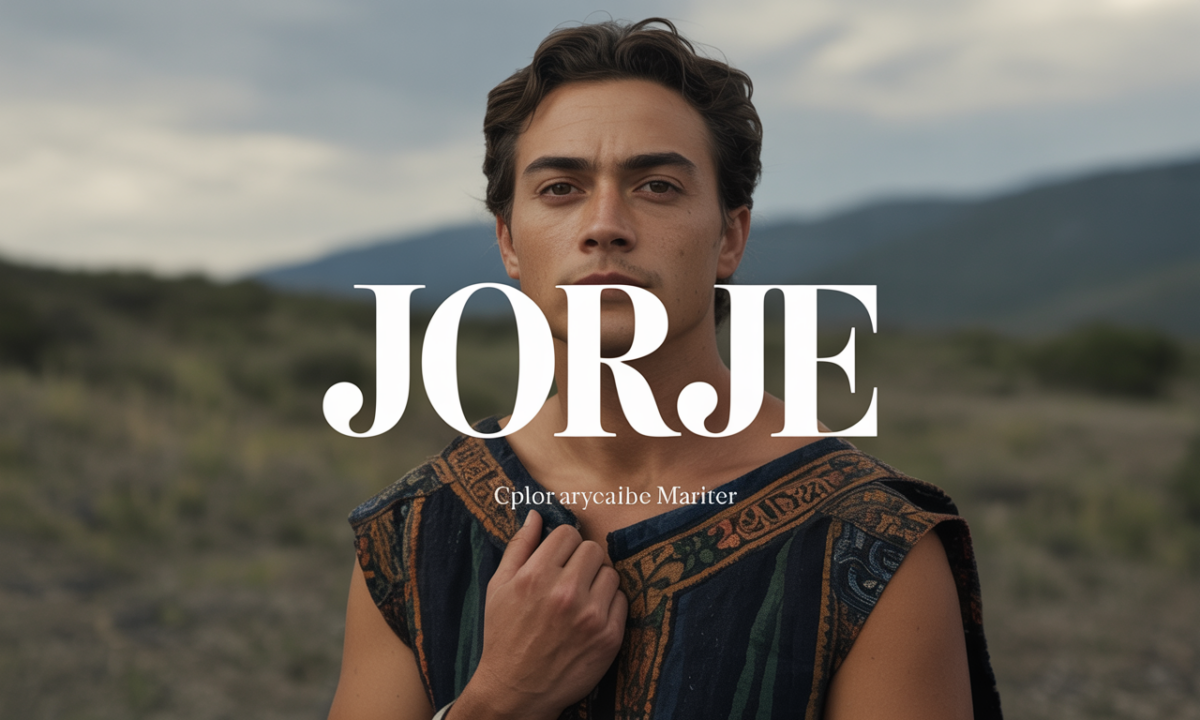 Illustration de Jorje, Prénoms