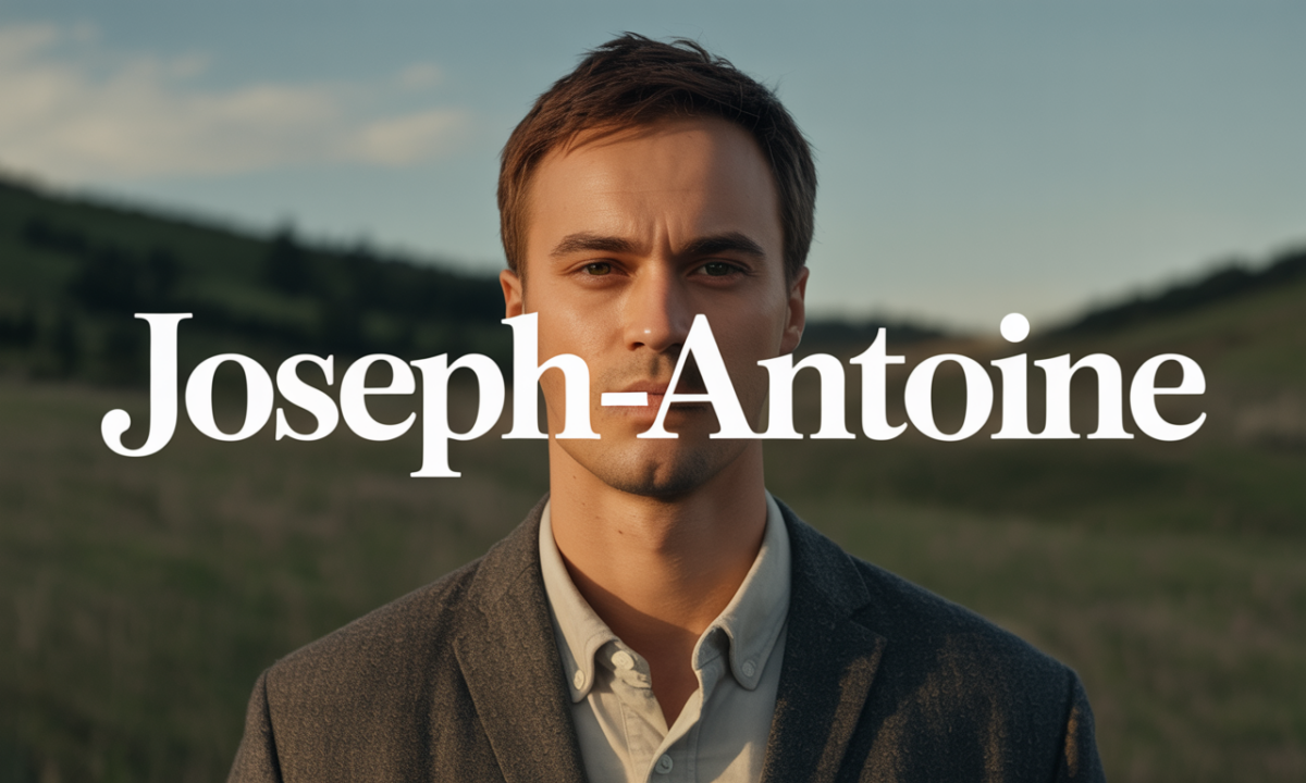 Illustration de Joseph-antoine, Prénoms