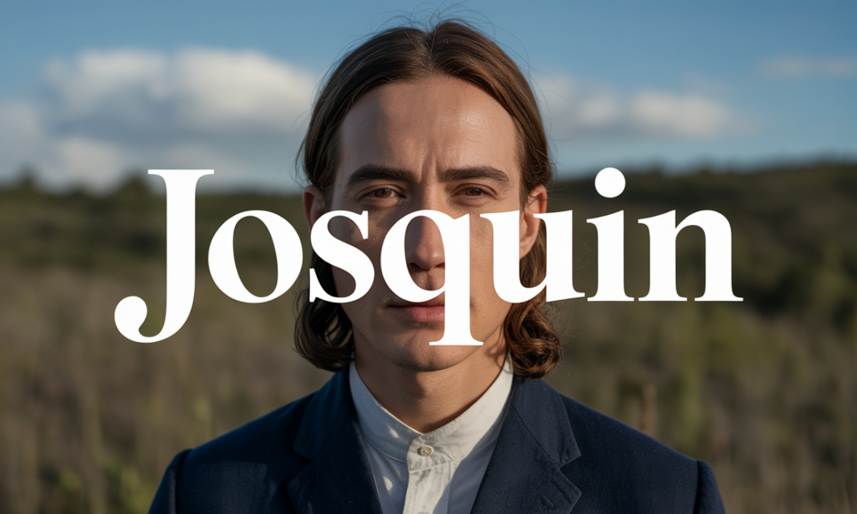 Illustration de Josquin, Prénoms