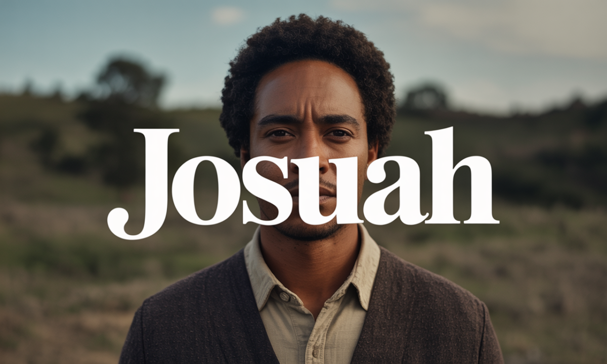 Illustration de Josuah, Prénoms