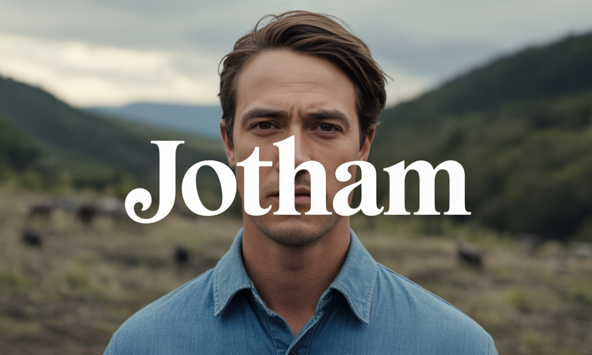 Illustration de Jotham, Prénoms