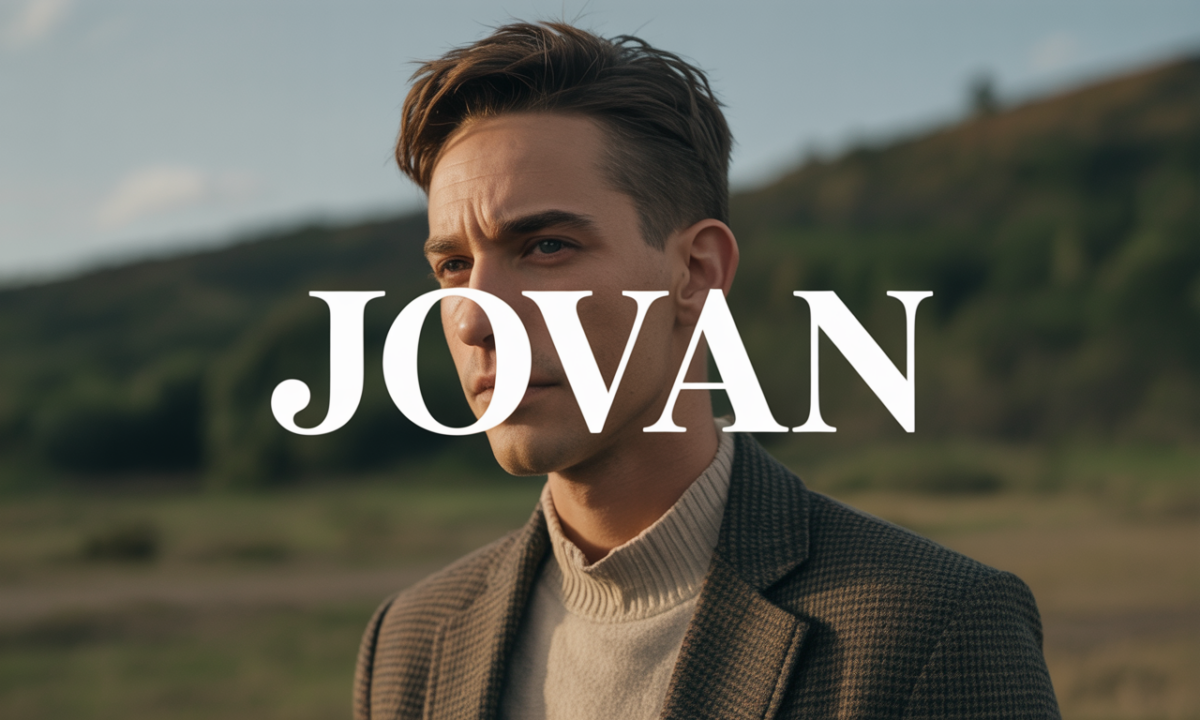 Illustration de Jovan, Prénoms