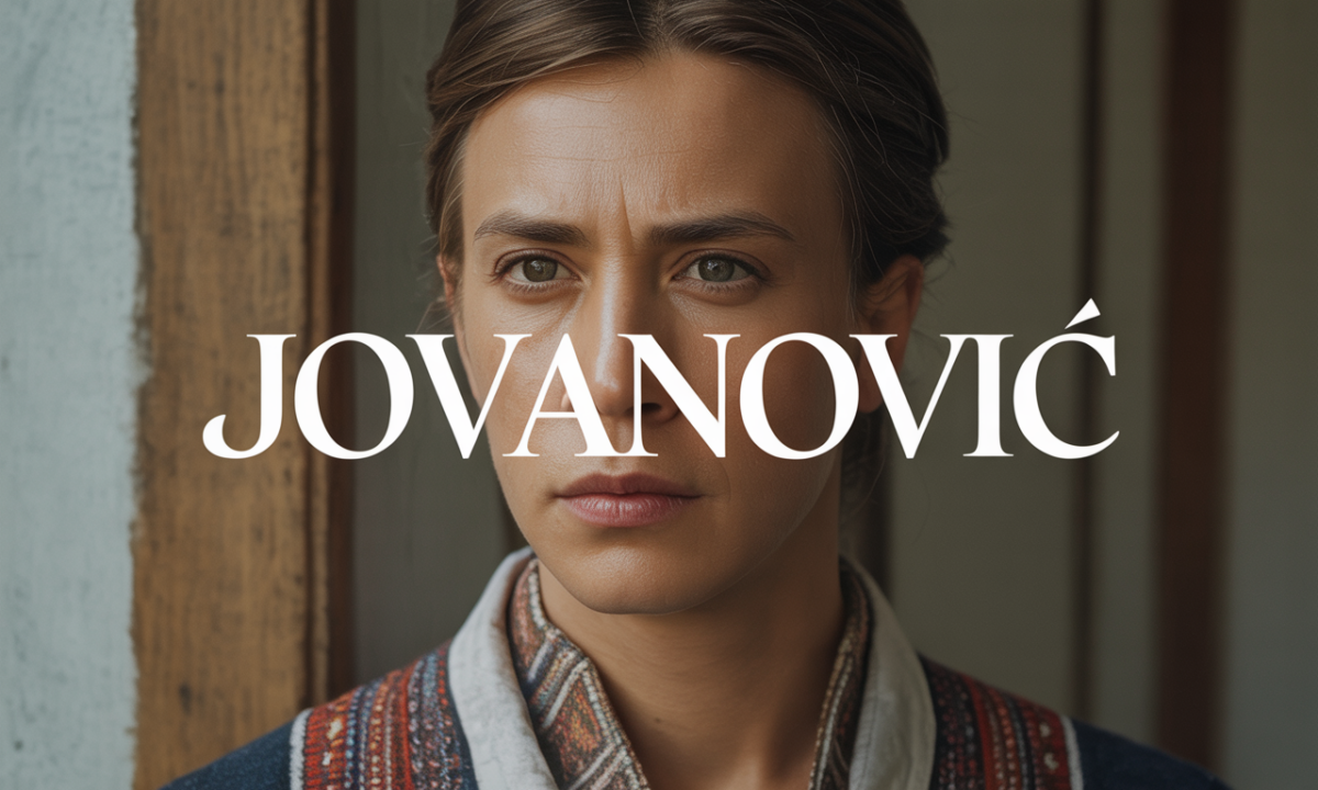 Illustration liée à l’origine et à l’histoire du nom de famille Jovanovic