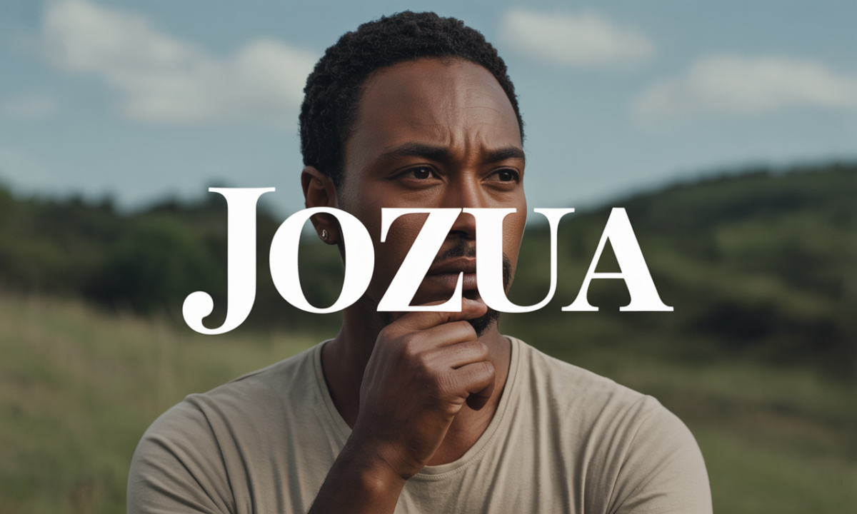 Illustration de Jozua, Prénoms