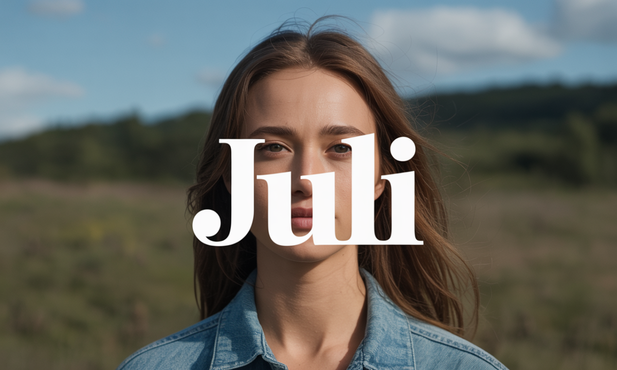 Illustration de Juli, Prénoms