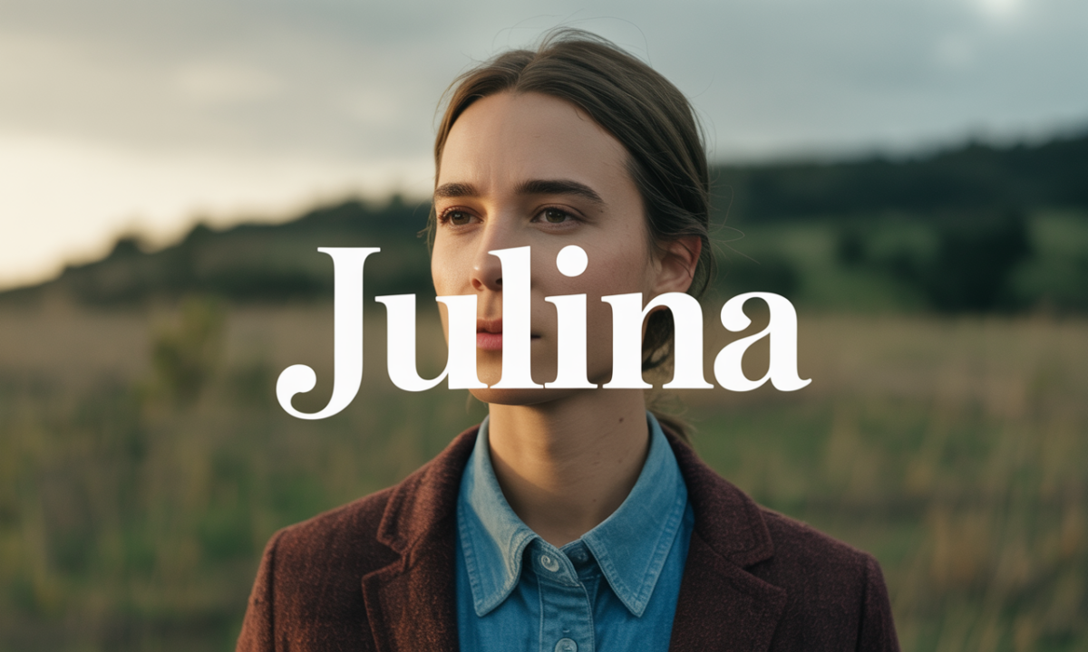 Illustration de Julina, Prénoms