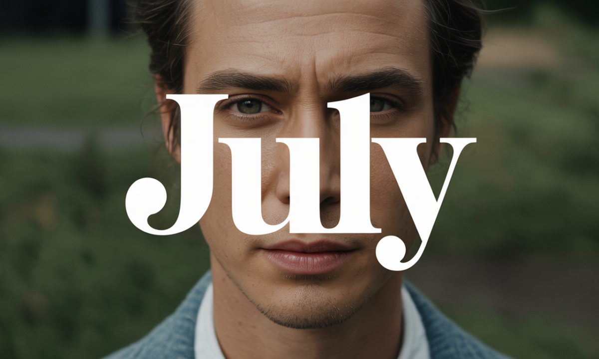 Illustration de July, Prénoms