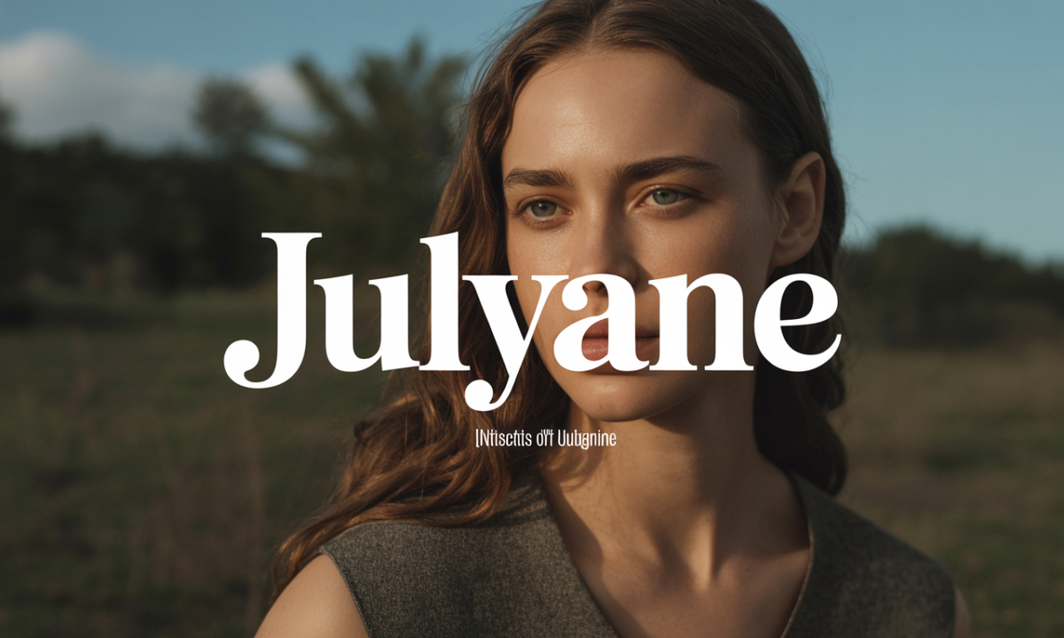 Illustration de Julyane, Prénoms