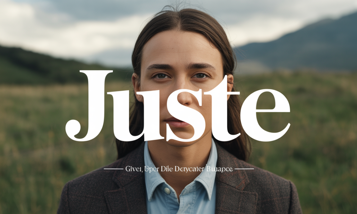 Illustration de Juste, Prénoms