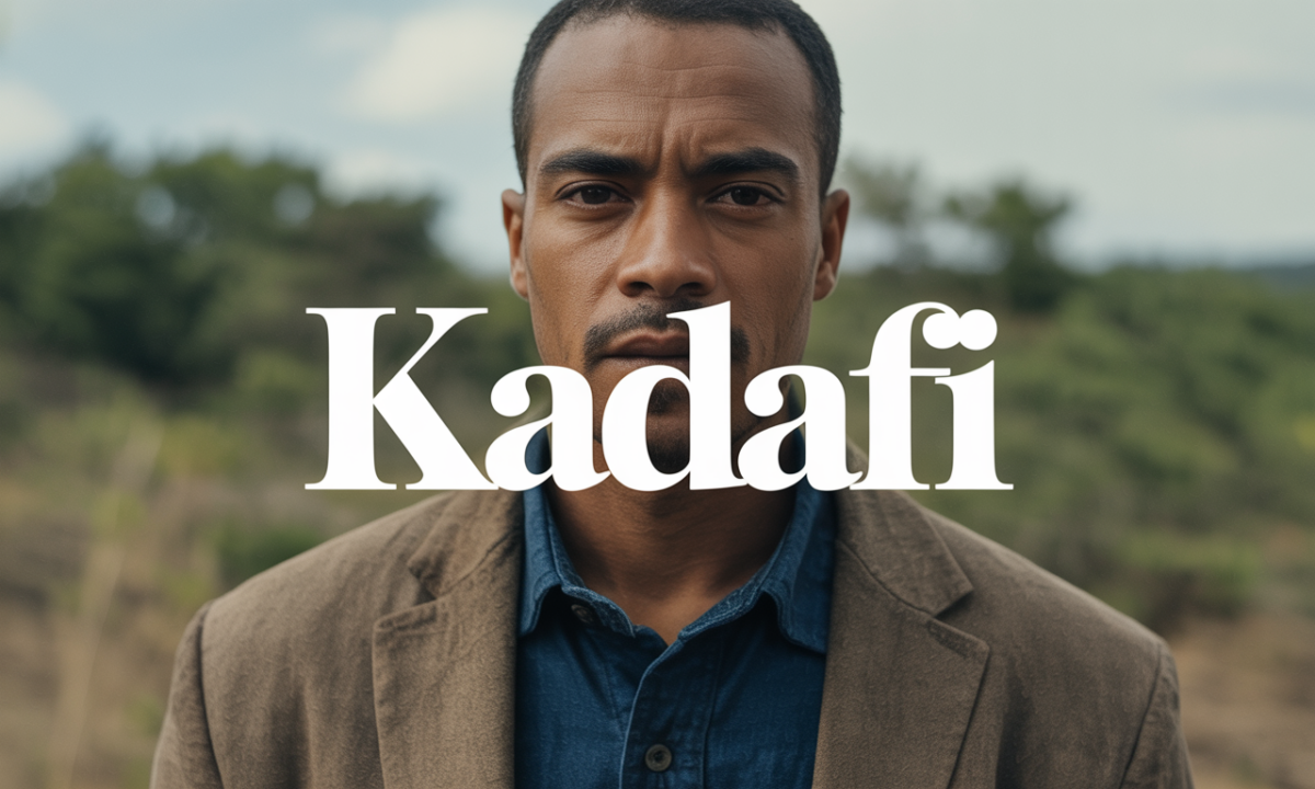 Illustration de Kadafi, Prénoms