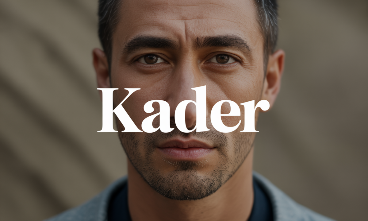 Illustration de Kader, Prénoms