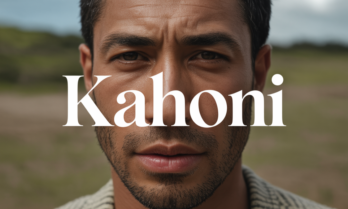 Illustration de Kahoni, Prénoms