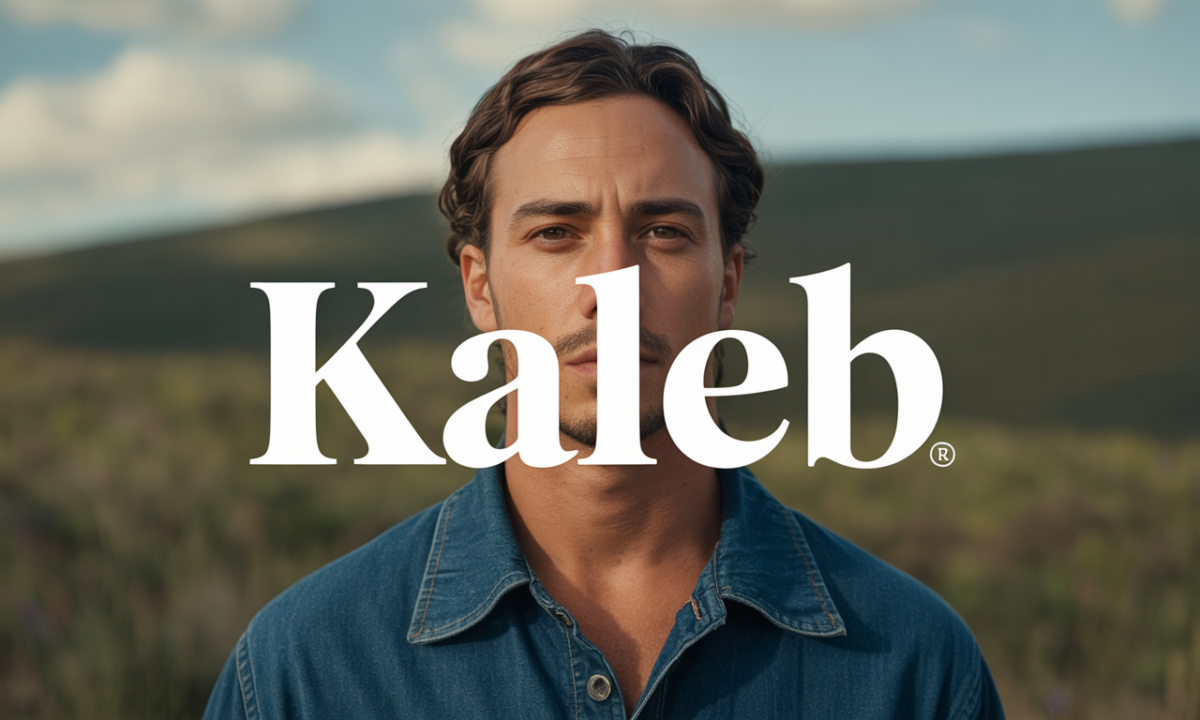 Illustration de Kaleb, Prénoms