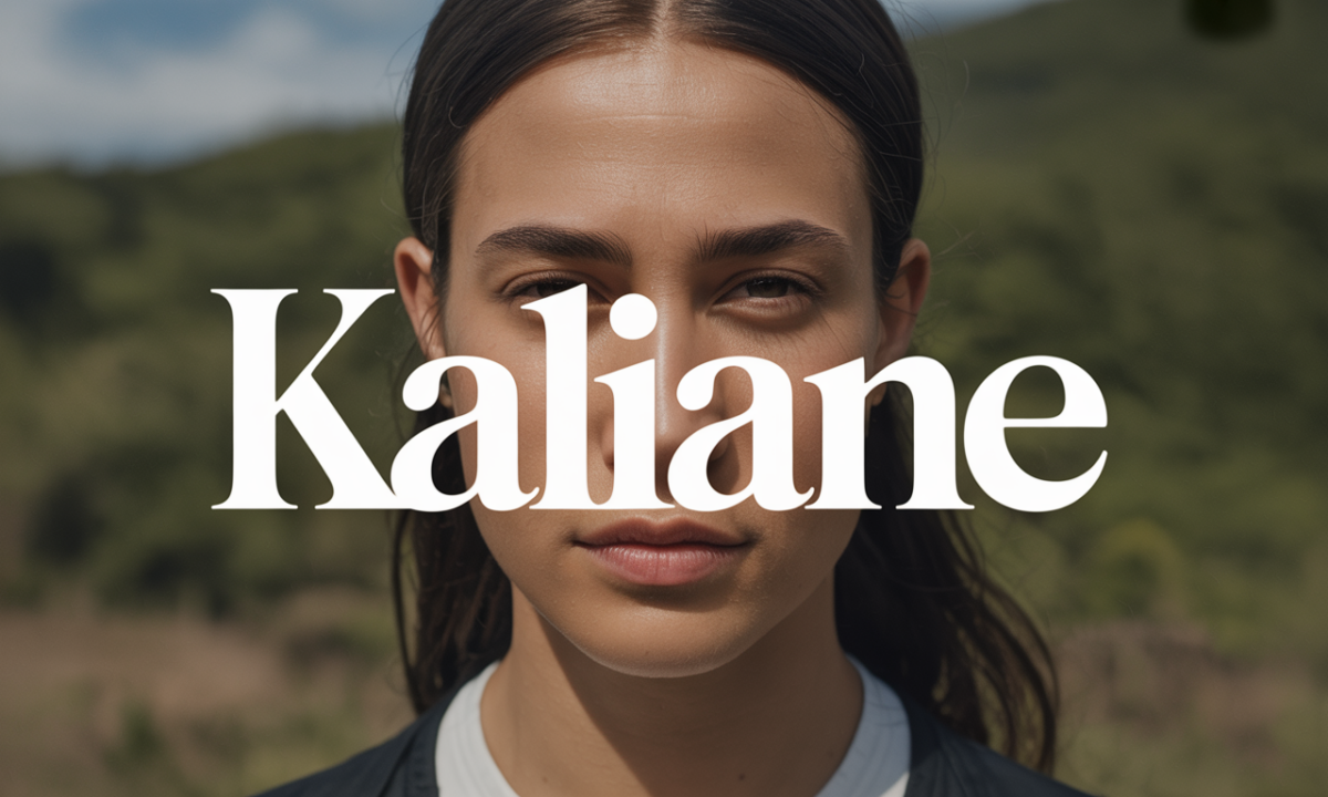 Illustration de Kaliane, Prénoms