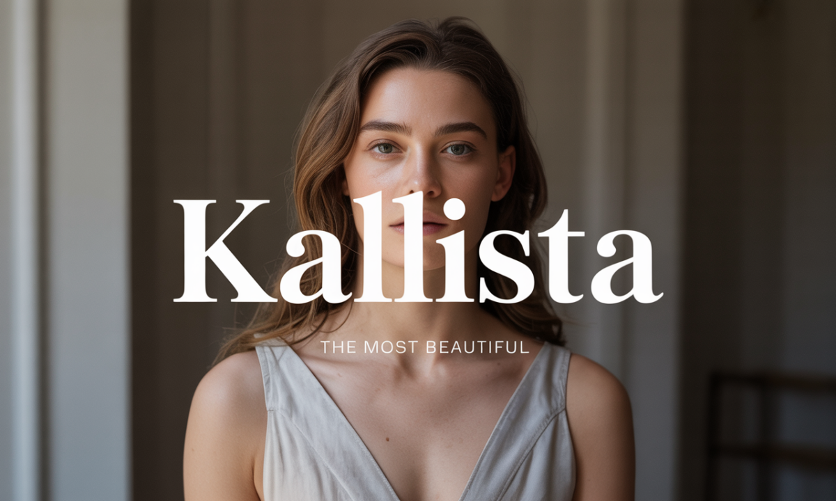 Illustration de Kallista, Prénoms