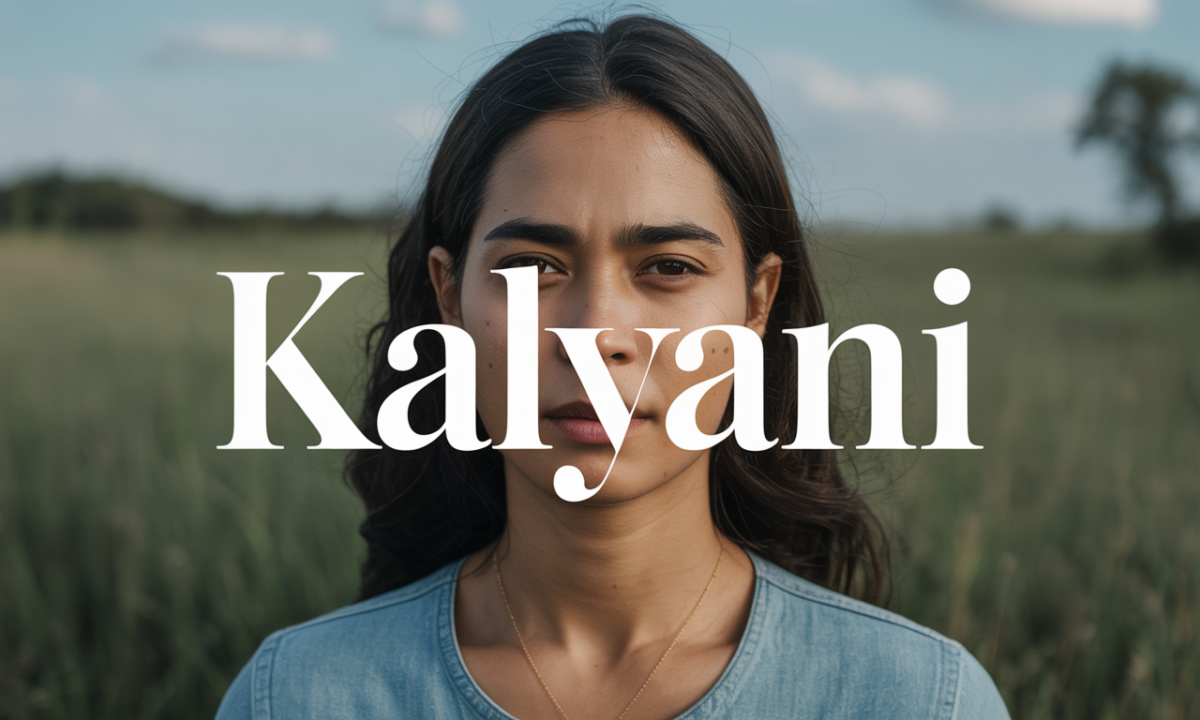 Illustration de Kalyani, Prénoms