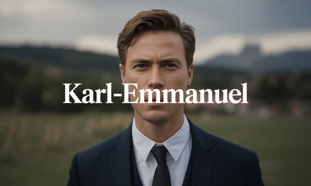 Illustration de Karl-emmanuel, Prénoms