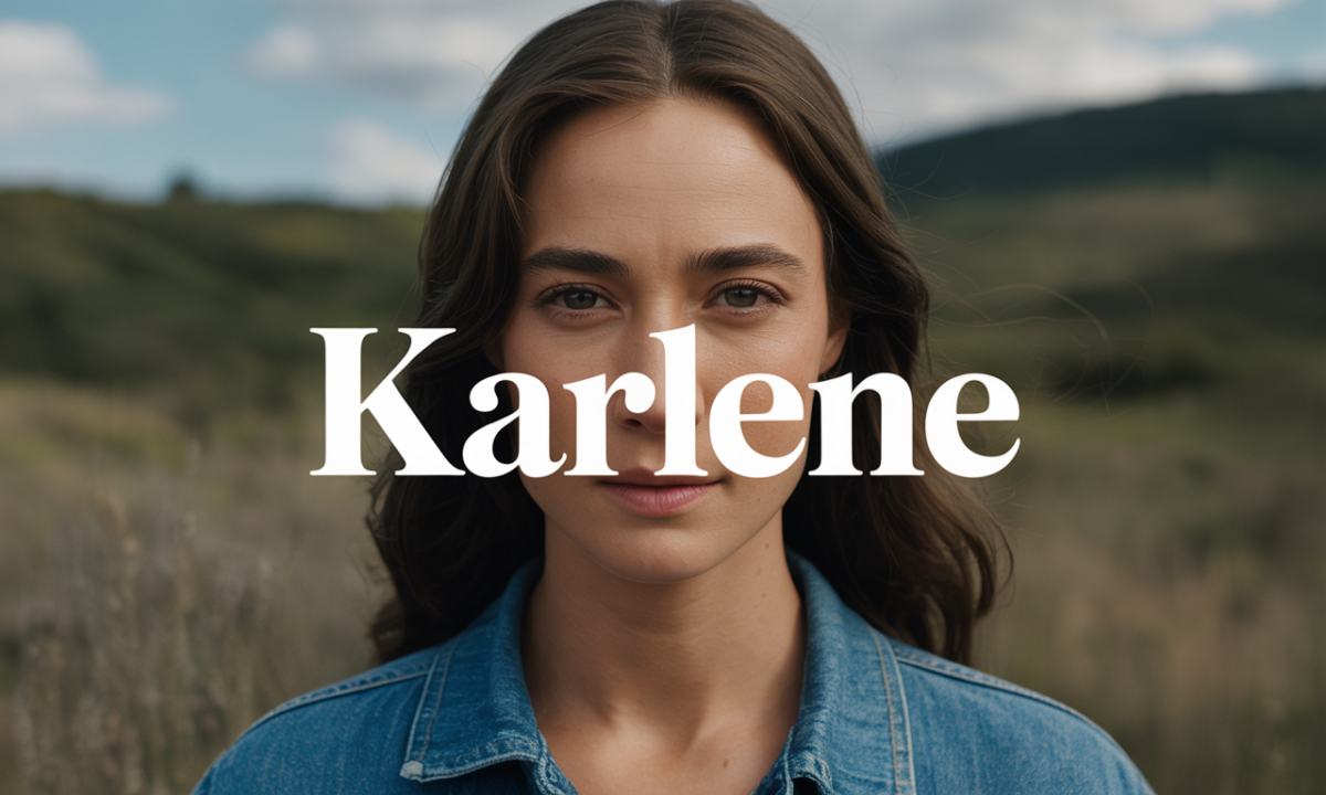 Illustration de Karlene, Prénoms