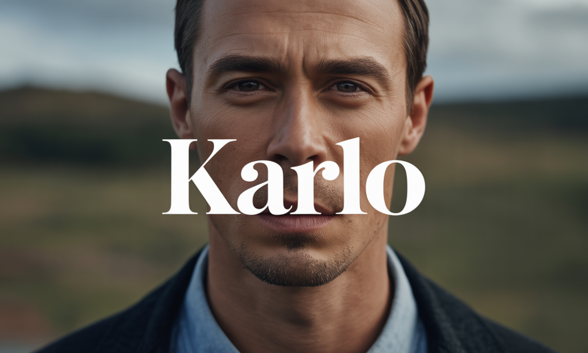 Illustration de Karlo, Prénoms