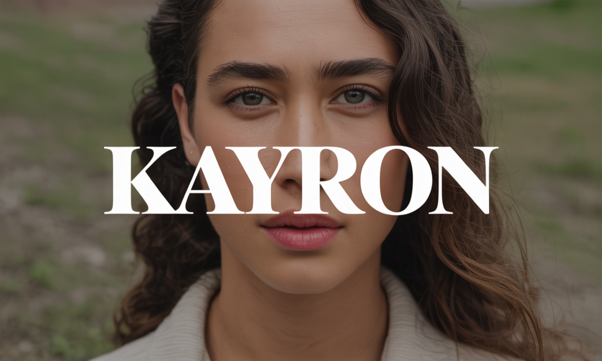 Illustration de Kayron, Prénoms