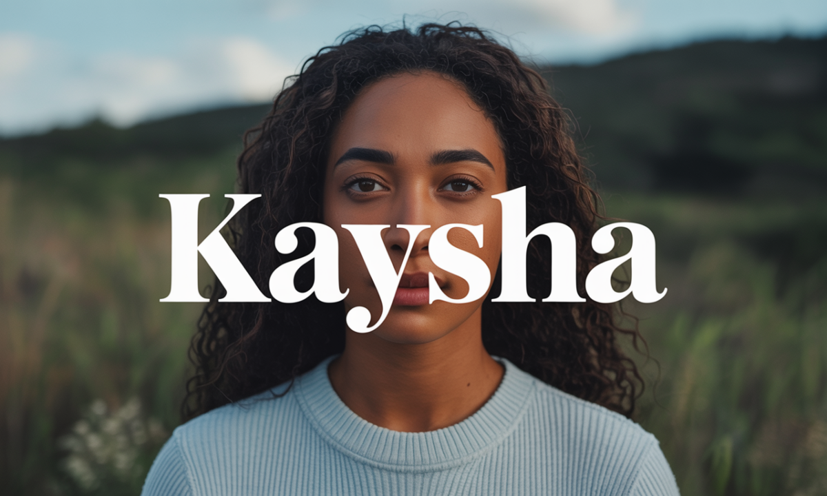 Illustration de Kaysha, Prénoms