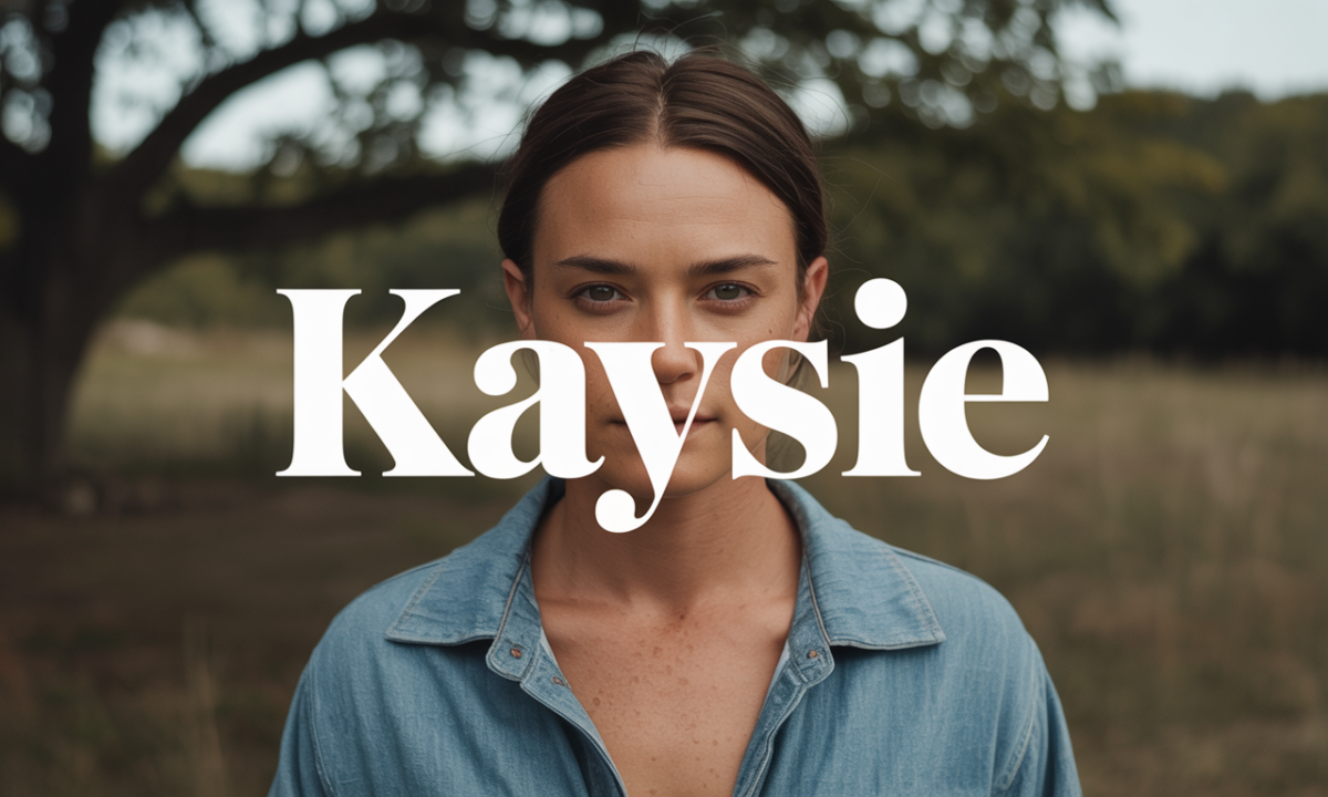 Illustration de Kaysie, Prénoms