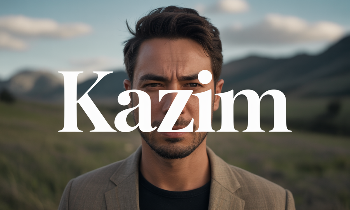 Illustration de Kazim, Prénoms